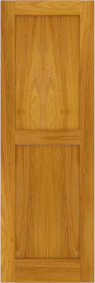 Flat  Panel   Williamsburg  Cypress  Shutters